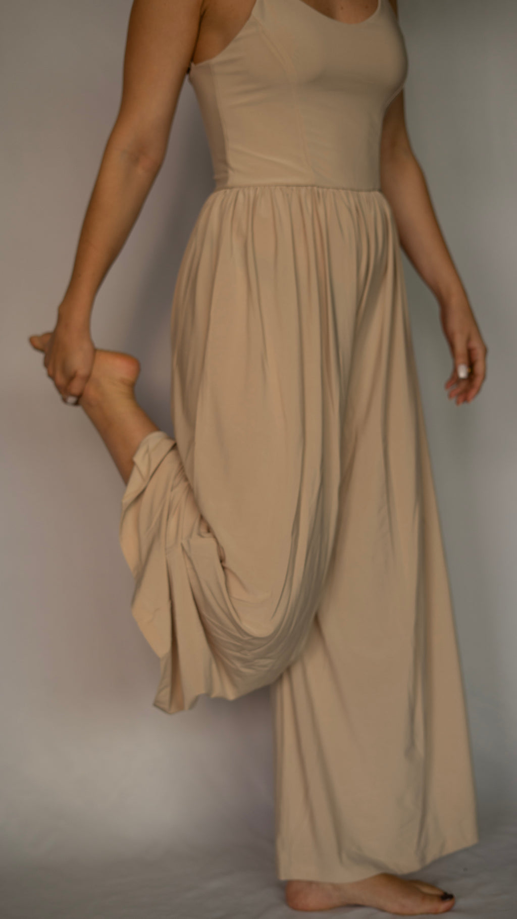 Wide Leg Strap Jumpsuit