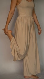 Wide Leg Strap Jumpsuit