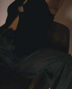 Halter Neck Chest Detail Blouse