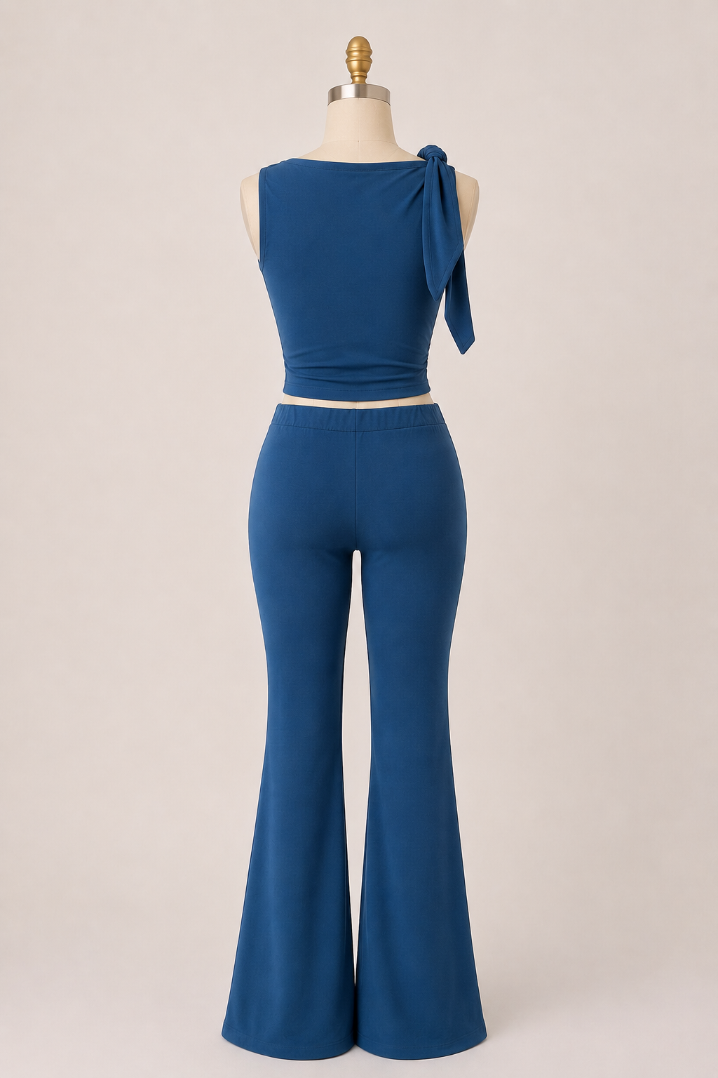 Blue Sexy Casual Elegant Set