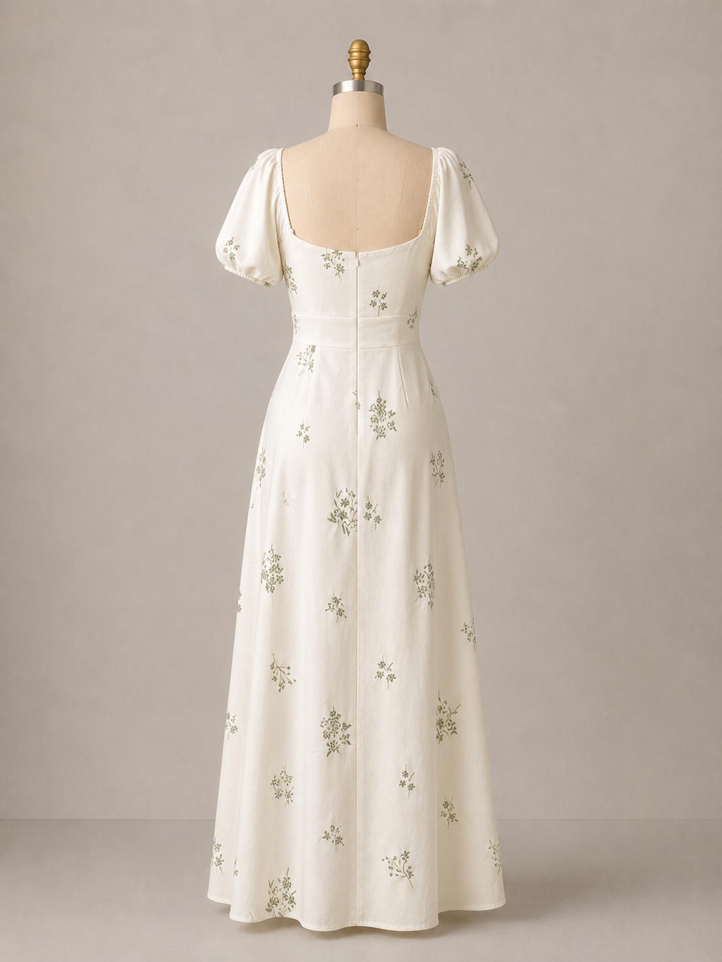 Vestido de Lino Bordado
